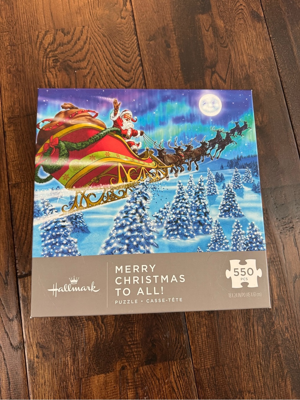 Hallmark Merry Christmas To All! 550 Piece Holiday Puzzle